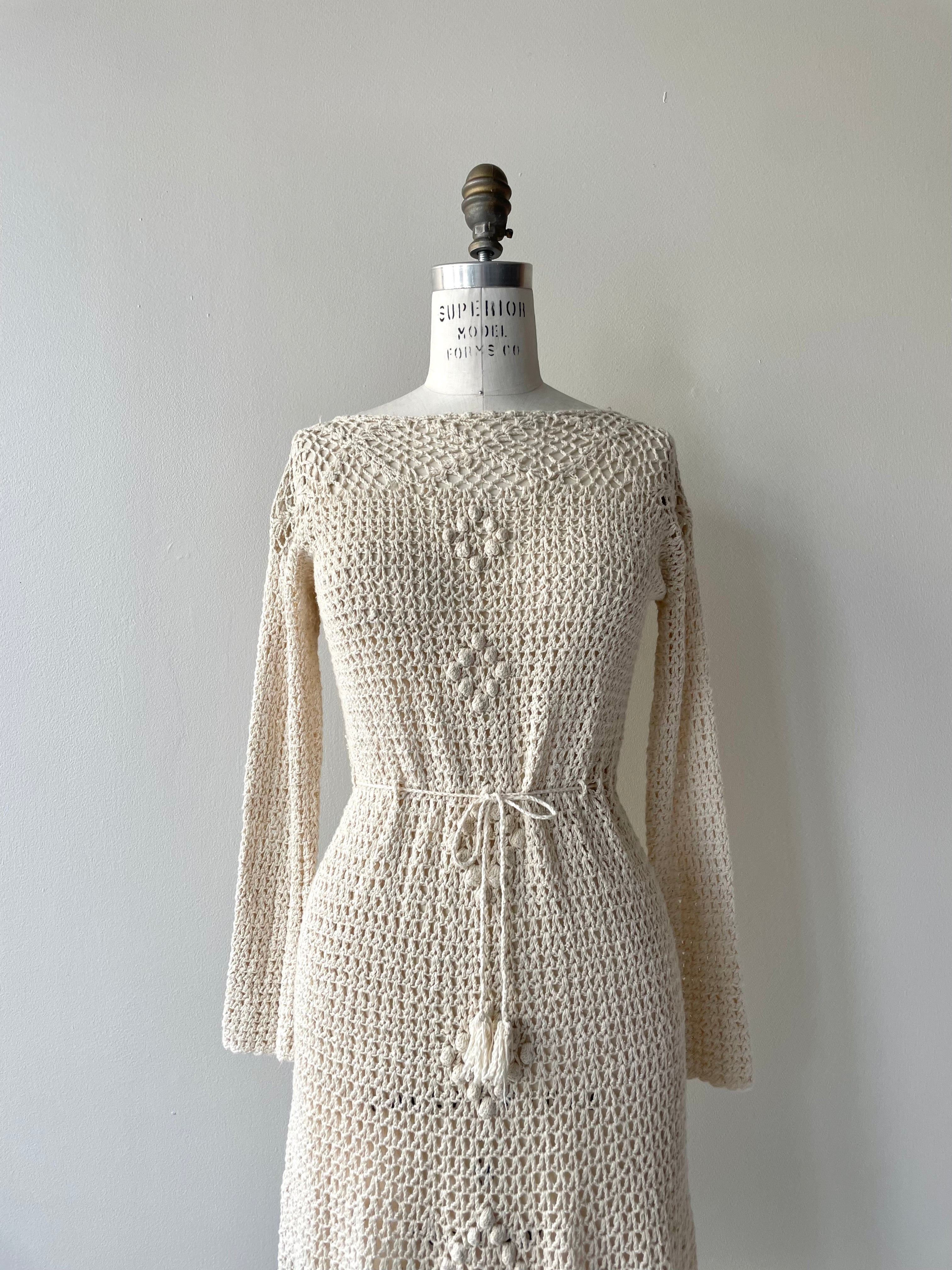 Sausalito Crochet Dress | 1970s