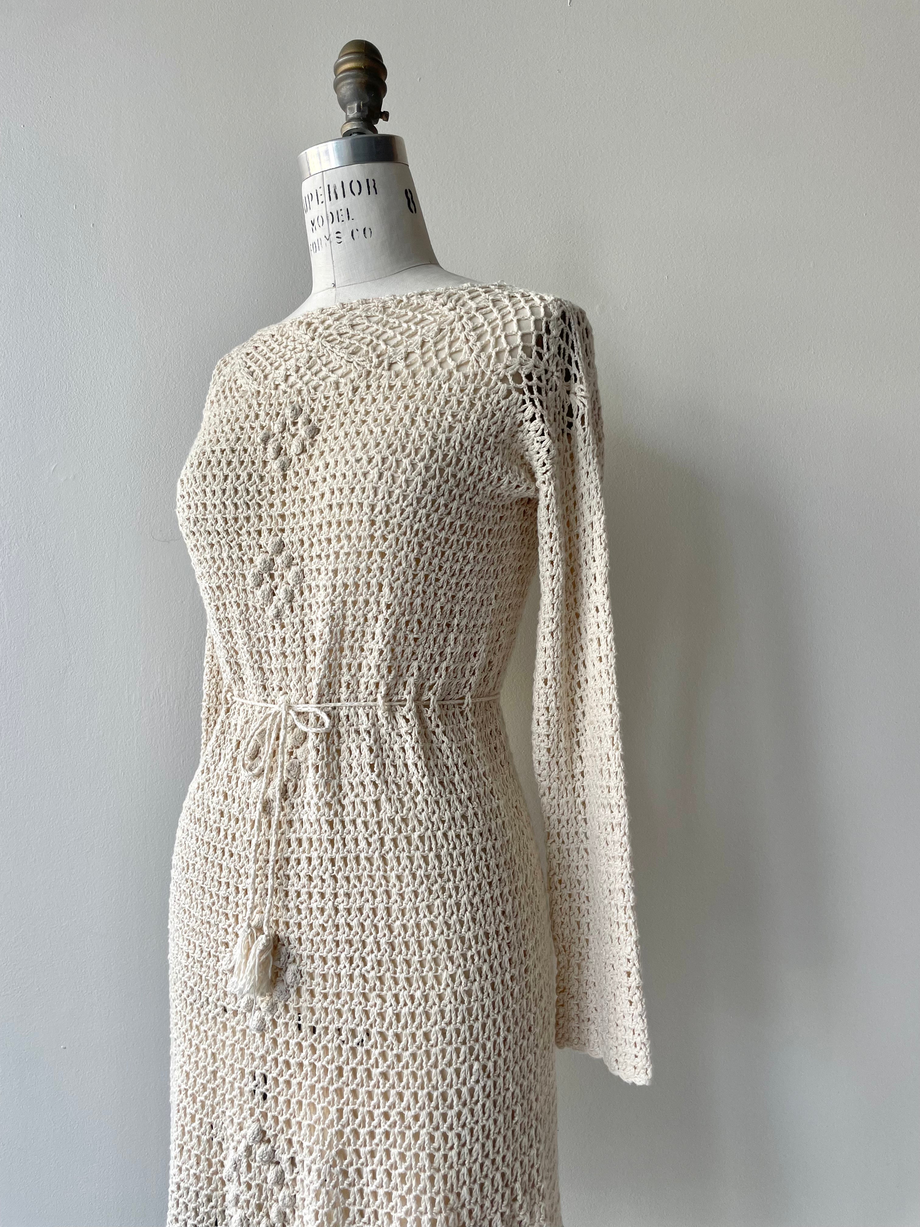 Sausalito Crochet Dress | 1970s