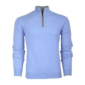 Sebonack Quarter-Zip Sweater (Wolf Blue)