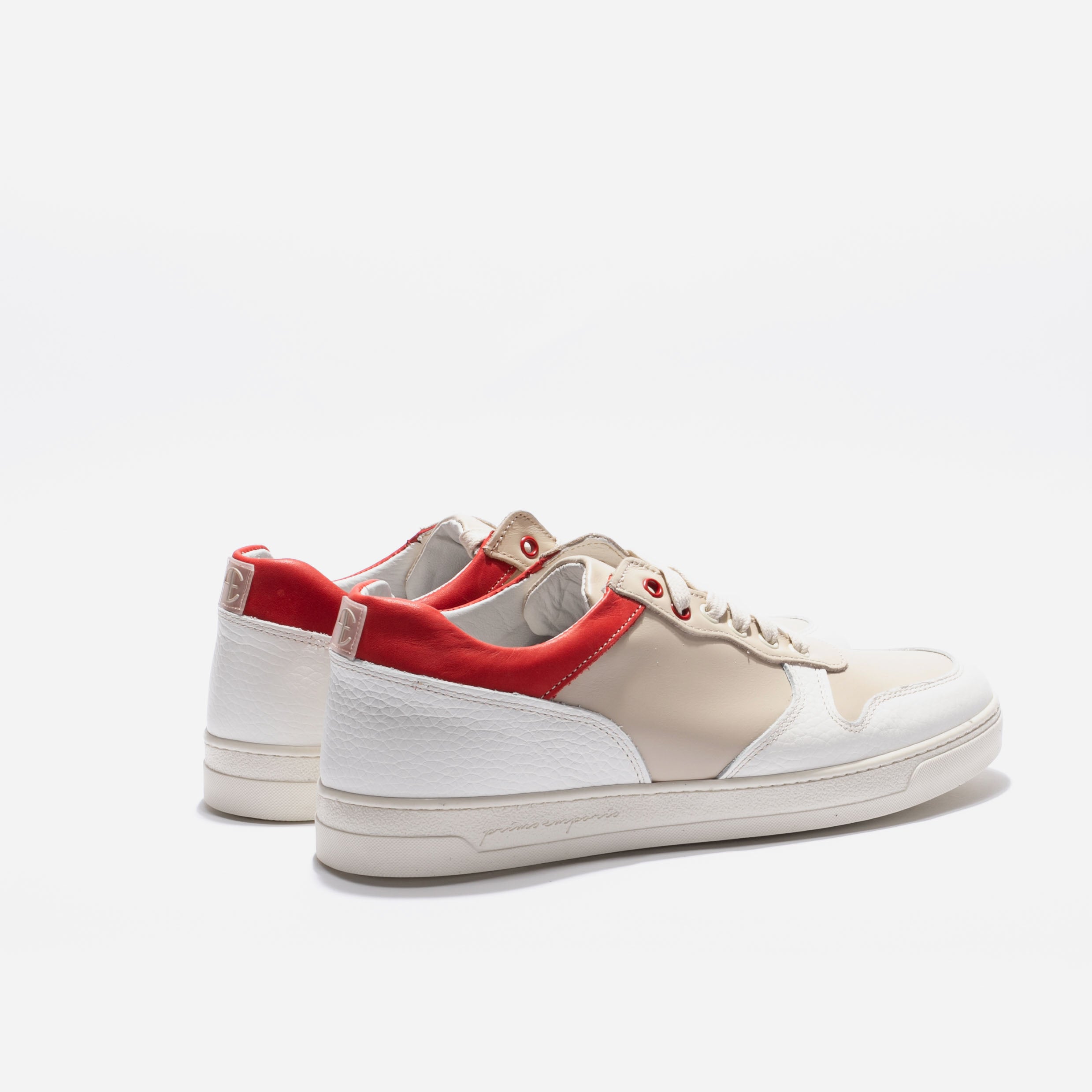 Sneakers bassa retro Corallo