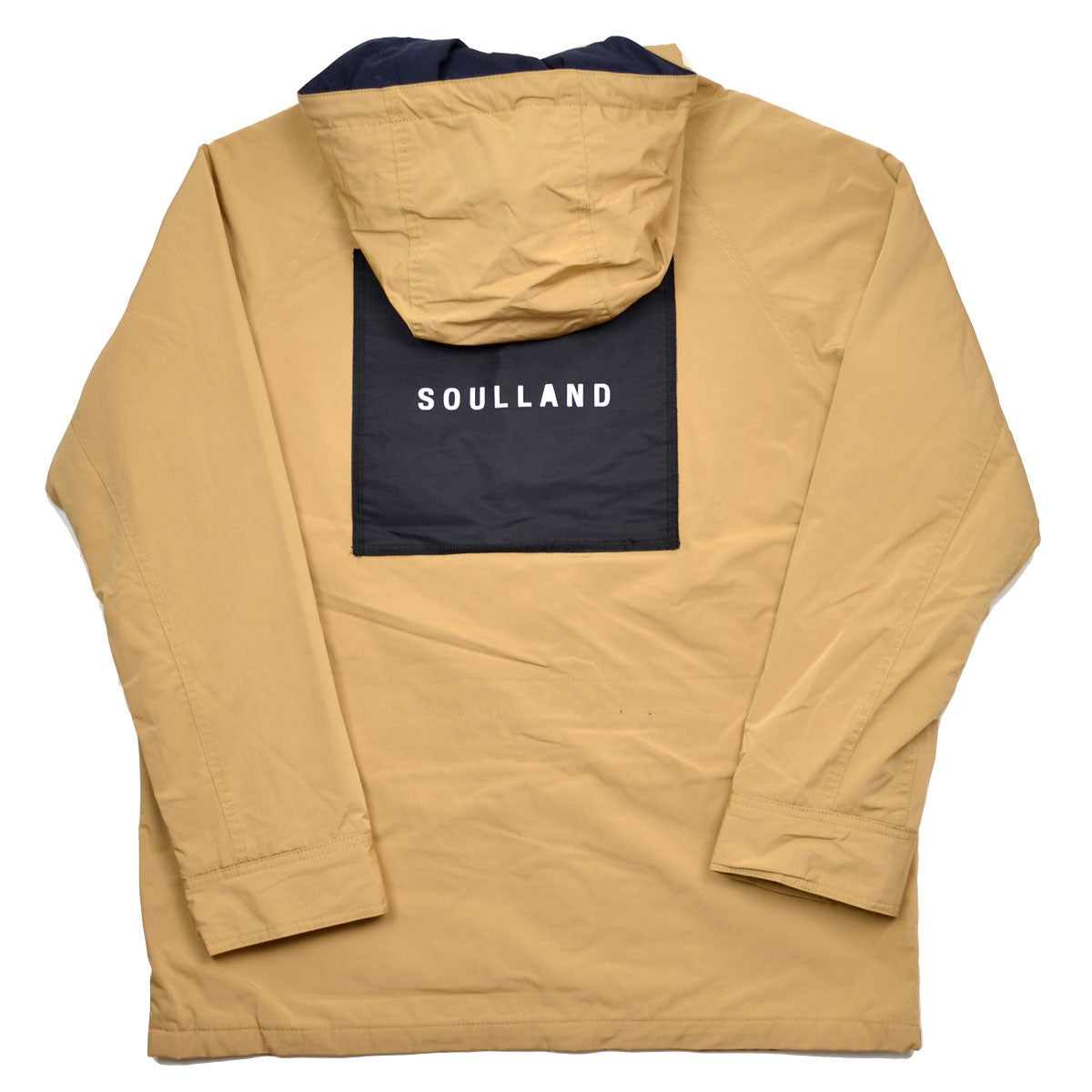 Soulland - Reid Parka Coat with Hood and Teflon Coating - Beige