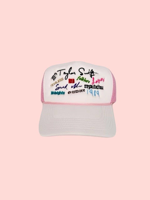 Taylors Albums Trucker Hat