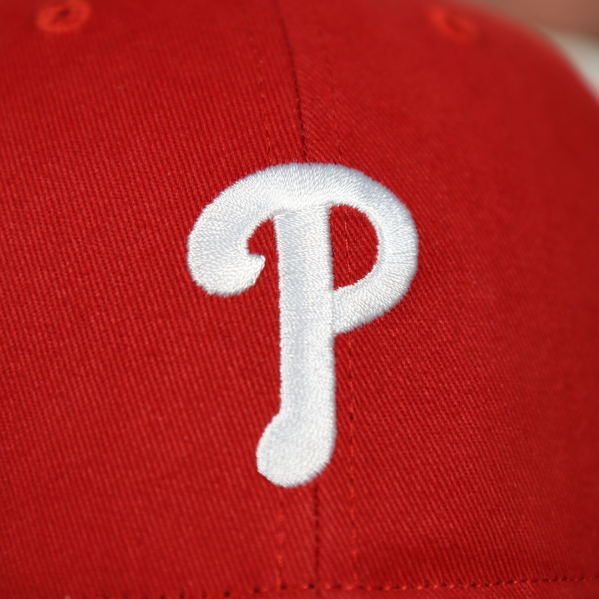 Toddler Philadelphia Phillies Gray Bottom Dad Hat | Red Toddler Dad Hat