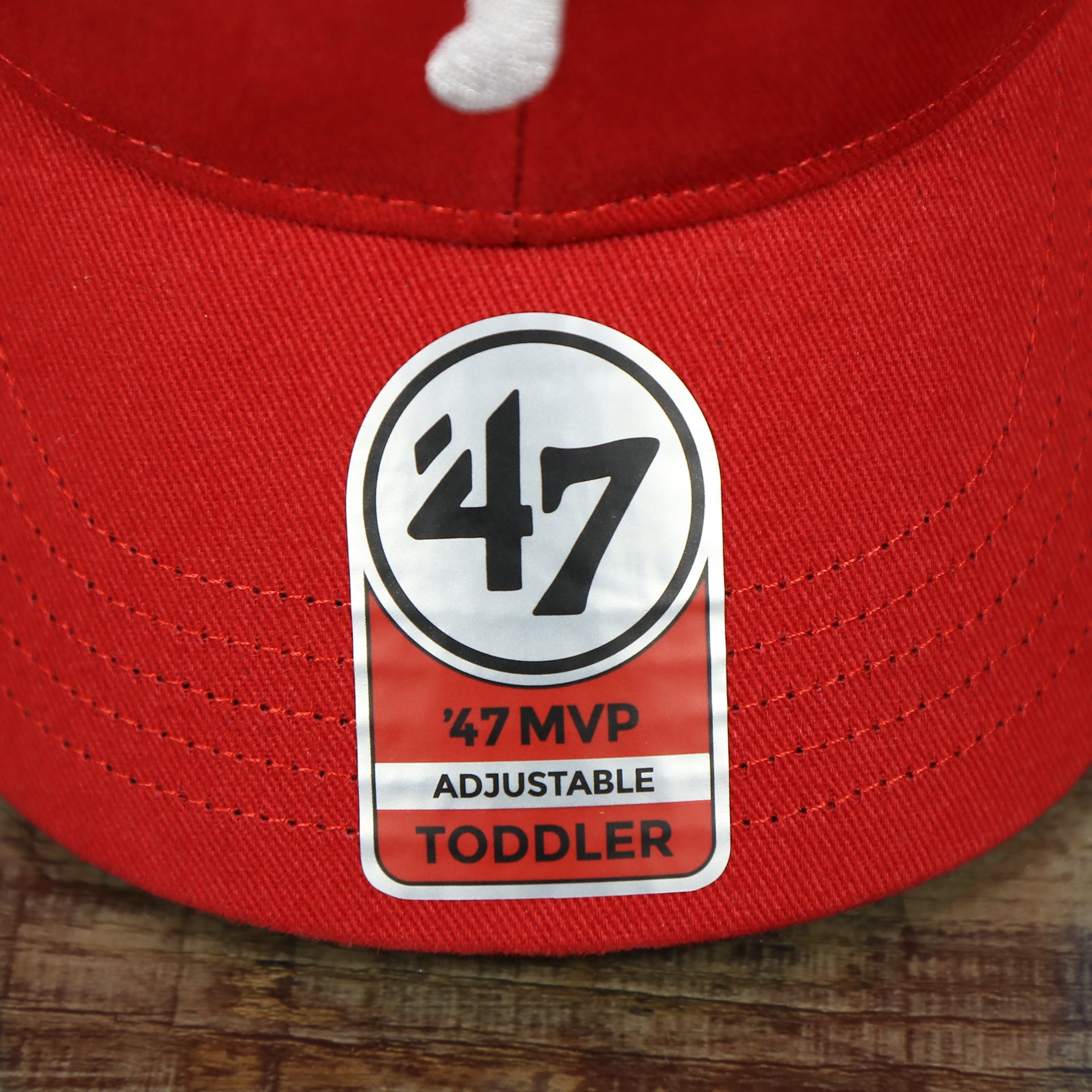 Toddler Philadelphia Phillies Gray Bottom Dad Hat | Red Toddler Dad Hat