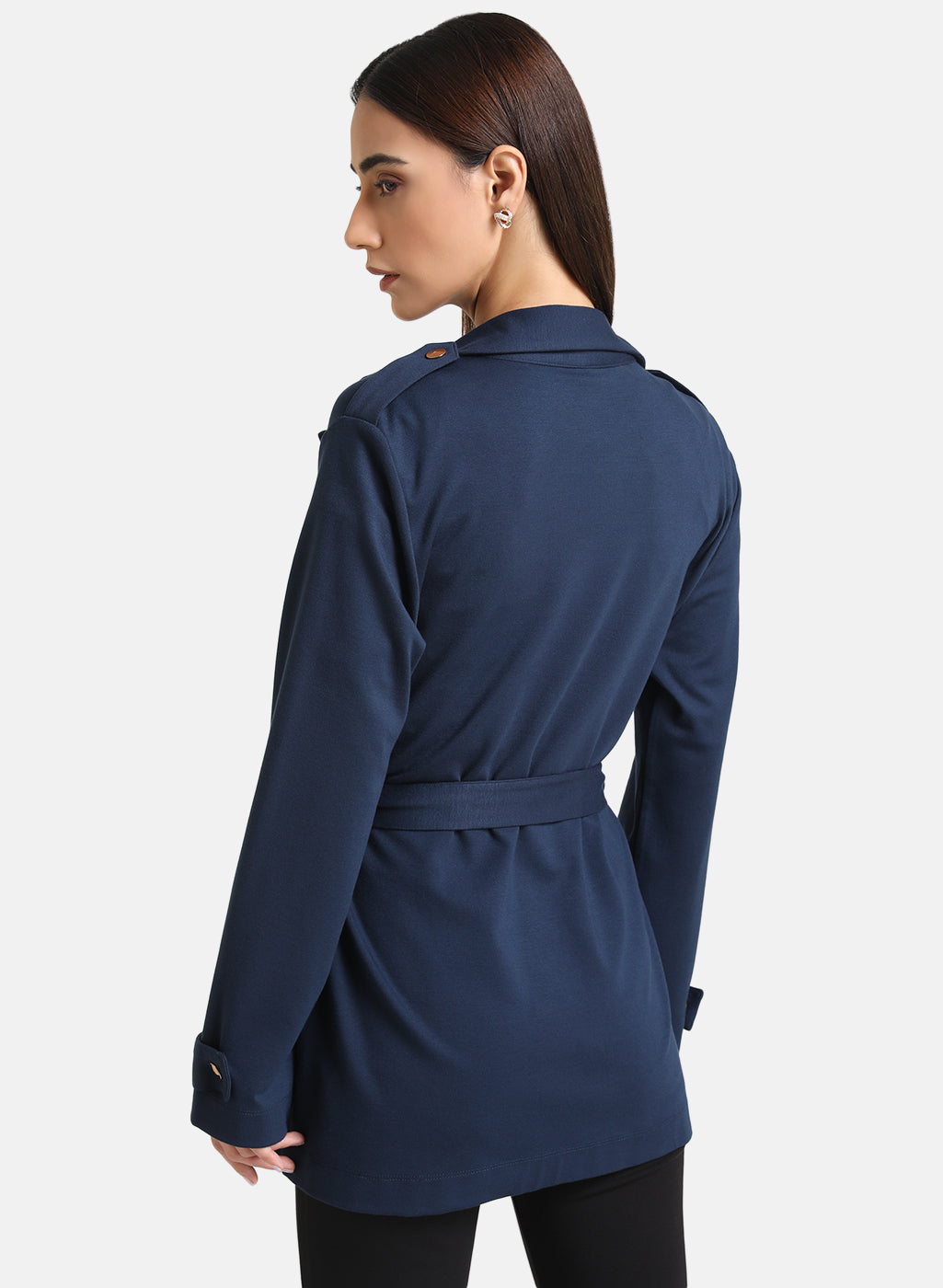 Trench Coat With Belt Detail