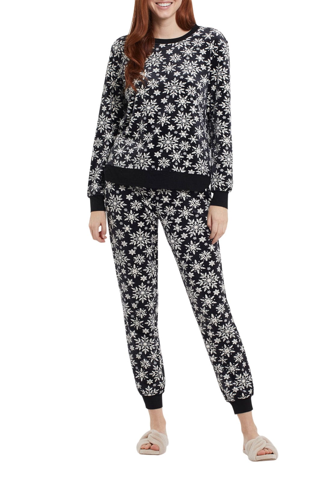 Tribal 2-Piece Velour Pajama Set - 7245O-4510-0002