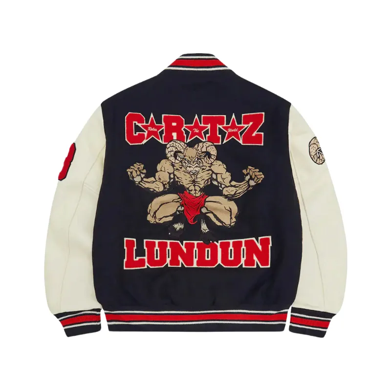 Varsity Jacket CORTEIZ Navy Red GOAT