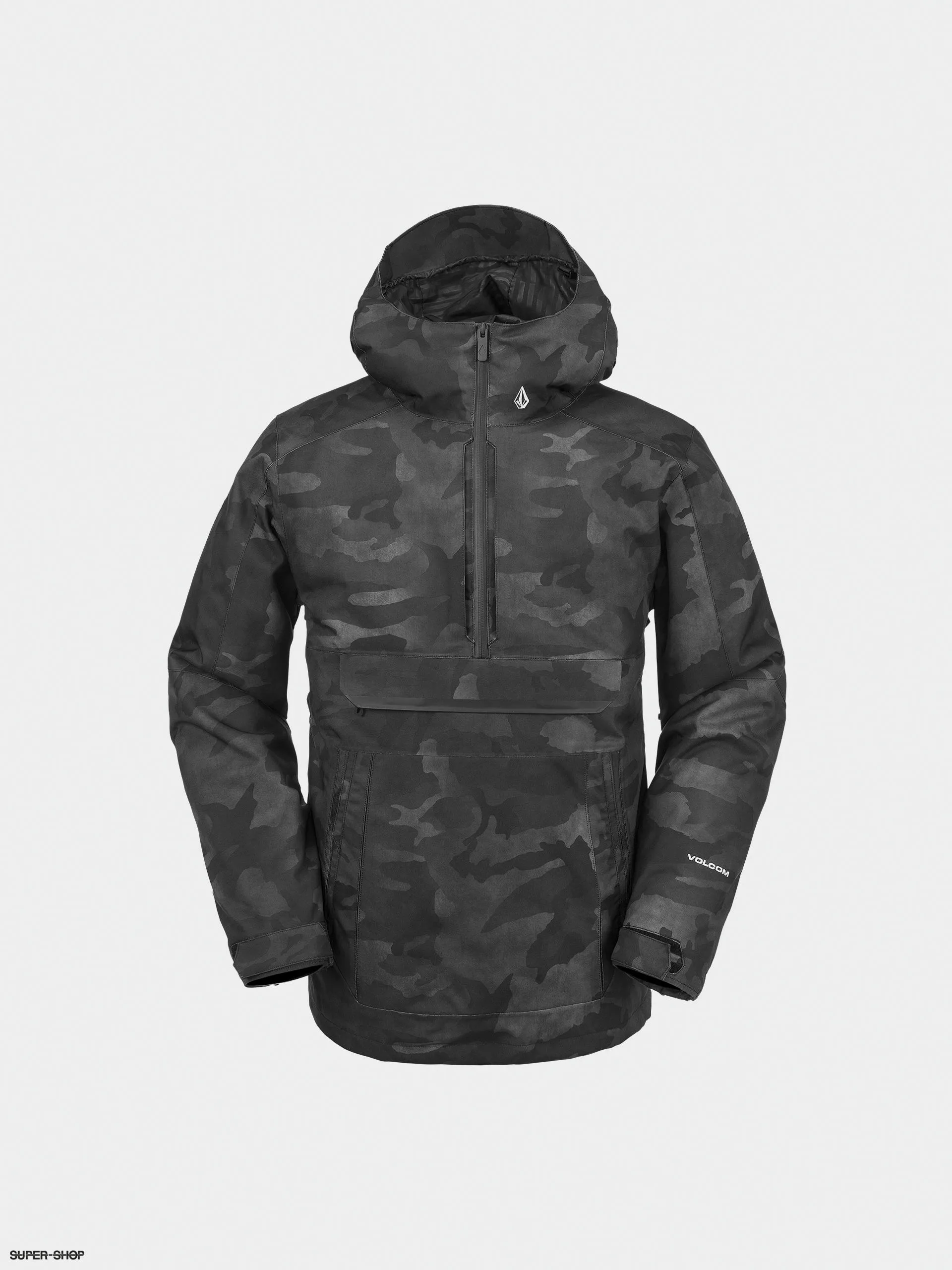 Volcom Brighton Pullover Snowboard jacket (black camo)