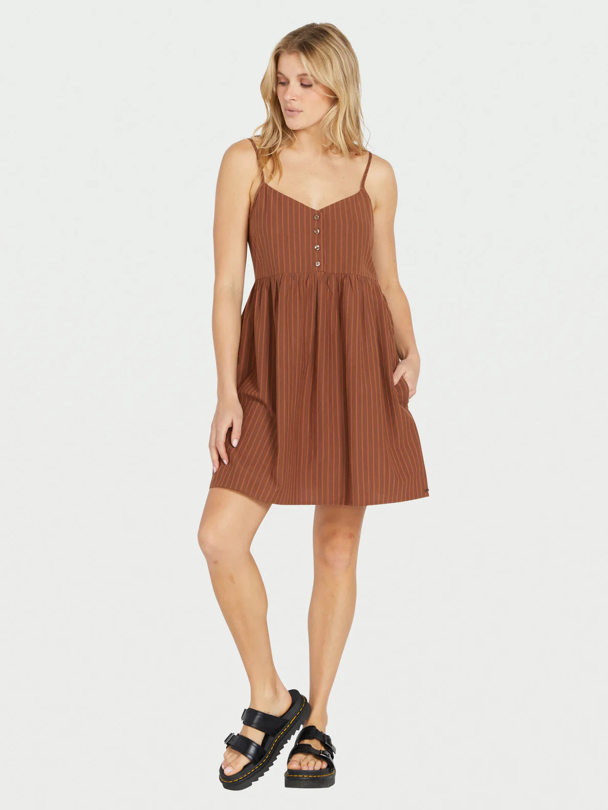 Volcom Sunday Strut Babydoll Dress