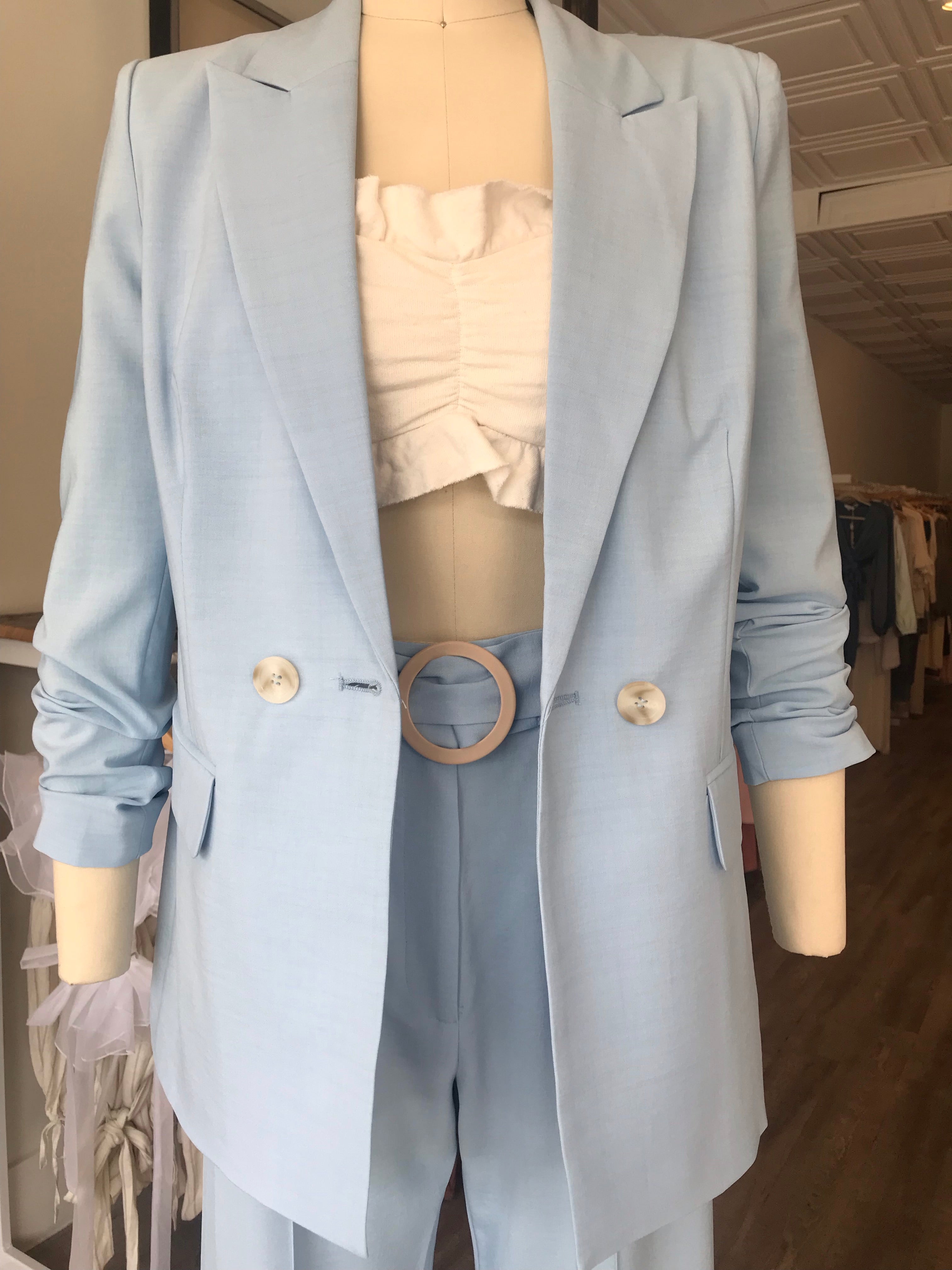 WAYF Baby Blue Blazer