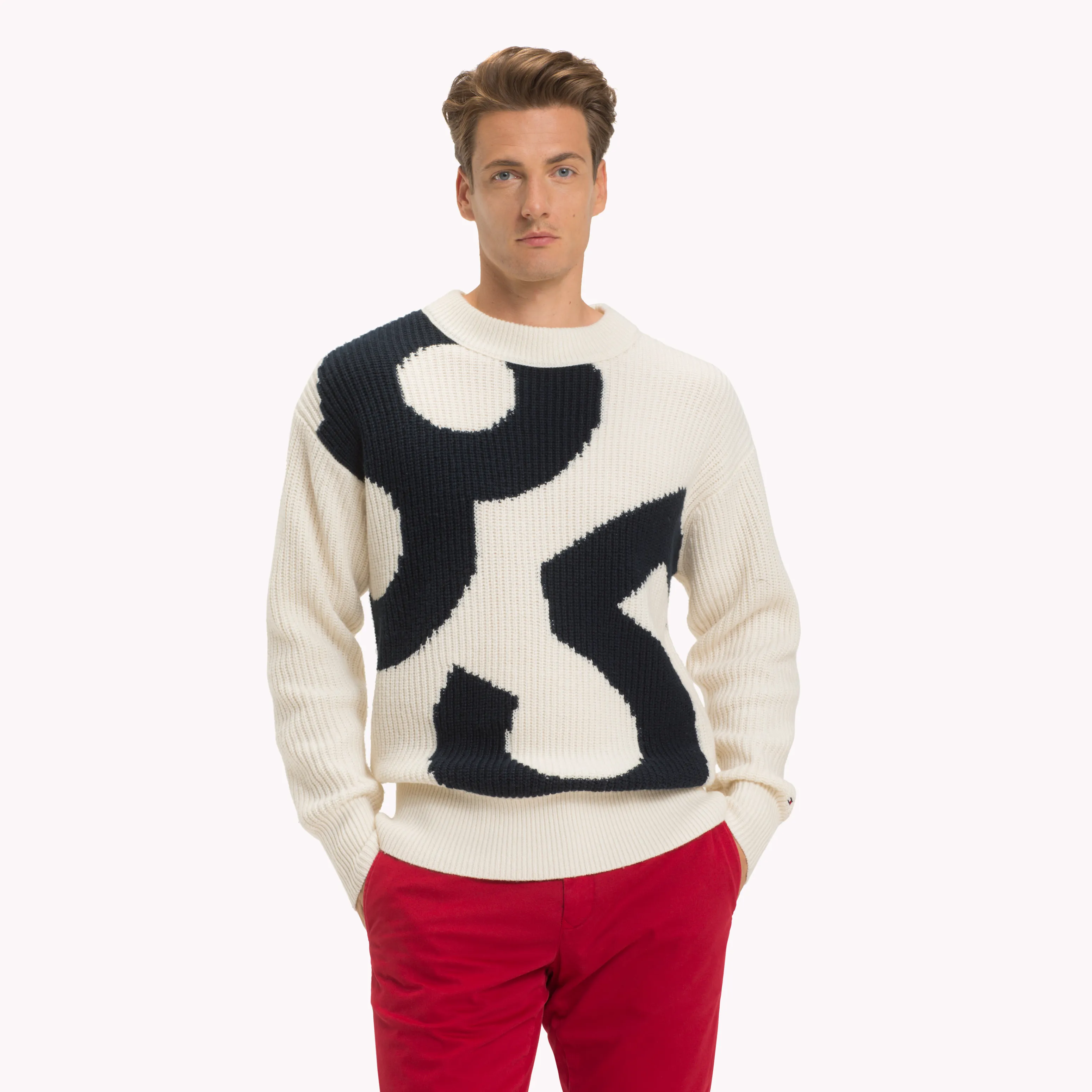 White Oversized 85 Jumper | Sweatshirts & Hoodies | Tommy Hilfiger