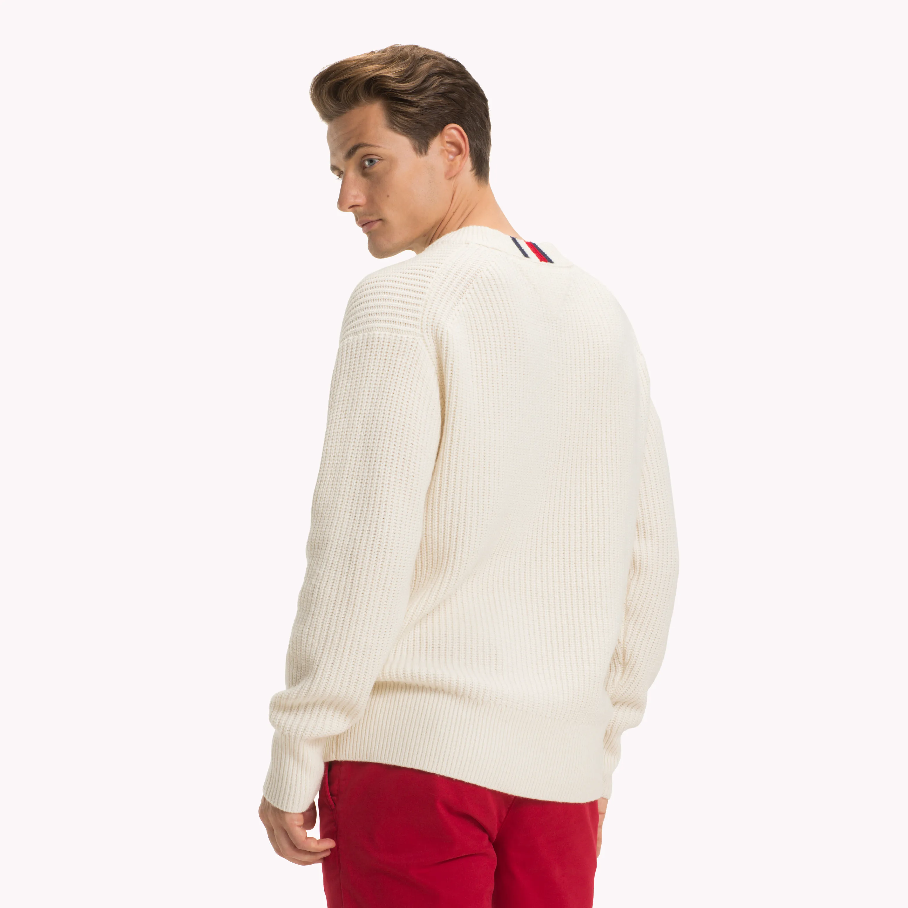 White Oversized 85 Jumper | Sweatshirts & Hoodies | Tommy Hilfiger